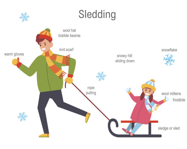 Winter Activities – Sledding Winter Activities - Sledding