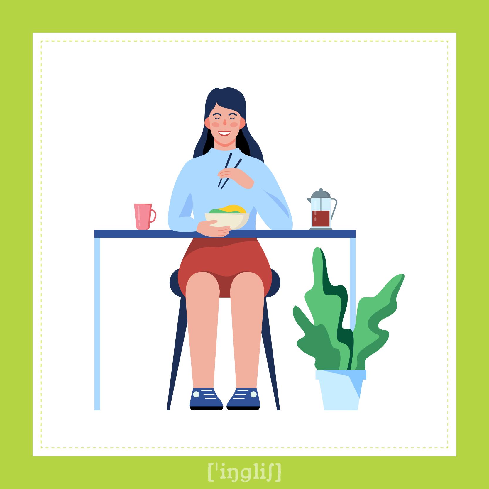 Daily Routine – Having Breakfast Daily Routine: Having Breakfast - Bildbeschreibung mit Arbeitsblatt für die 5. Klasse Realschule und Gymnasium